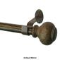 Rhinebeck Rustic Faux Wood Window Drapery Single Curtain Rod - image 3