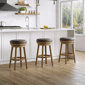 HH2 Home Raine Wood Backless Adjustable Height Swivel Stool - image 7