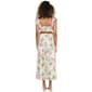 Juniors Wallflower Flutter Sleeve Smock Bodice Belted Maxi Dress - image 3