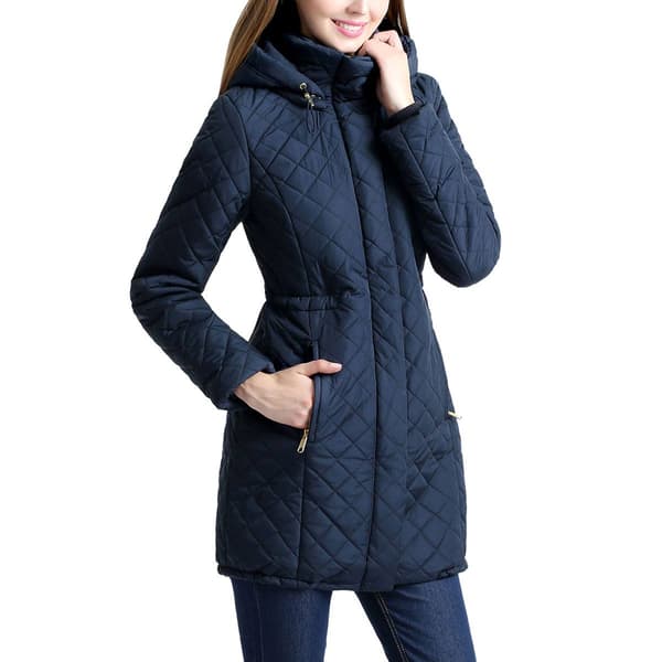 Womens BGSD Waterproof Quilted Parka Coat - image 