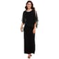 Womens MSK Rhinestone Trim X Back Dress - image 2
