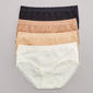 Girls (7-16) Rene Rofe(R) Hera 4pk. Seamless Underwear w/ Lace - image 1