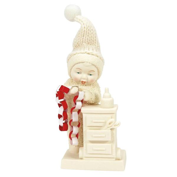 Department 56 Snowbabies(tm) A Paperchain for Christ Figurine - image 
