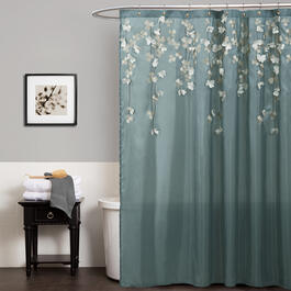 Lush Decor&#40;R&#41; Flower Drops Shower Curtain