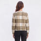 Womens Tru Self Long Sleeve Raglan Snap Placket Tie Hem Sweater - image 2