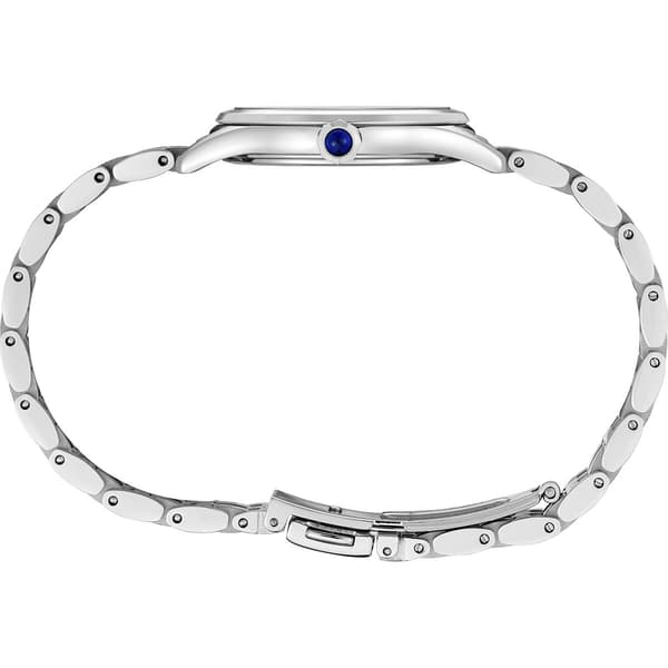 Womens Seiko Essentials Silver White Dial Quartz Watch - SUR609