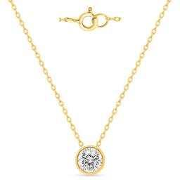 Nova Star® 1ctw. Round Lab-Grown Diamond Solitaire Pendant
