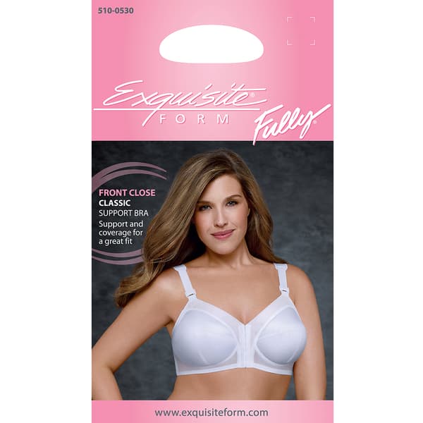Womens Exquisite Form Fully&#174; Front Close Wire-Free Support Bra