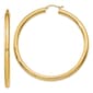 Gold Classics(tm) 14kt. Polished Gold 60mm Hoop Earrings - image 1