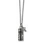 Mens Gentlemen's Classics&#40;tm&#41; IP-Plated Two Piece Cross Necklace - image 1