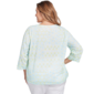 Plus Size Hearts of Palm It''s a Spring Thing Patchwork Shells Tee - image 2