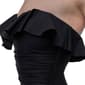 Womens DKNY Solid Ruffled Bandeau One Piece Swimsuit - image 7