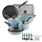 Farberware&#40;R&#41; DiamondMax&#40;tm&#41; Nonstick 15pc. Cookware Set - Aqua - image 1