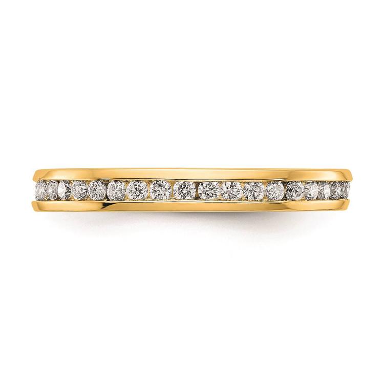 Pure Fire 14kt. Yellow Gold Lab Grown 1/2ctw. Eternity Band