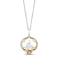Enchanted by Disney Sterling Silver Gold Belle Castle Pendant - image 1