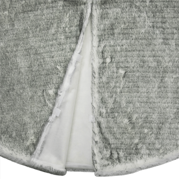 Northlight Silver Fox Faux Fur Christmas Tree Skirt - 48in.