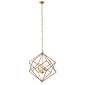 9th & Pike&#40;R&#41; Gold Iron Modern Caged Chandelier - image 1