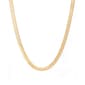 20in. Vermeil Sterling Silver Herringbone Necklace - image 1