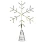National Tree 14.5in. Dual Color(R) Snowflake Tree Topper - image 1