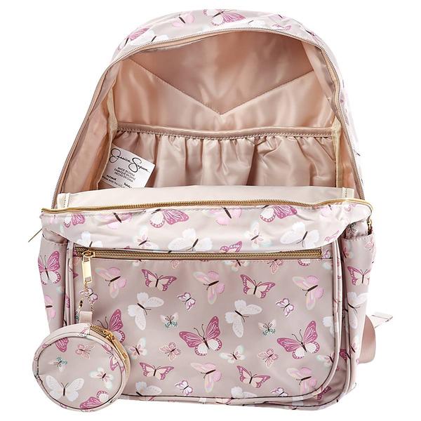 Girls Jessica Simpson Butterfly Nylon Backpack