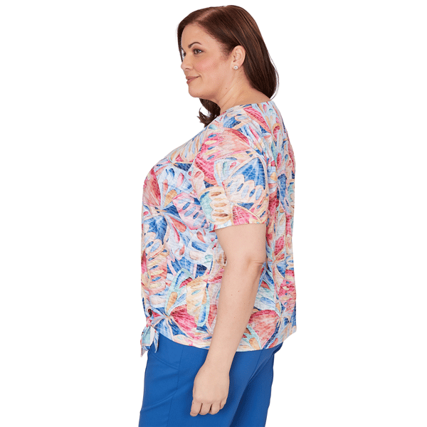 Plus Size Alfred Dunner The Royal Treatment Butterfly Wing Blouse