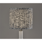 Adesso Ambrose Table Lamp with Pleated Navy/White Fabric Shade - image 6