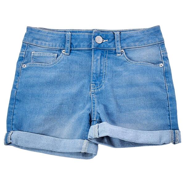 Girls &#40;7-16&#41; Calvin Klein Cuff Denim Shorts - image 