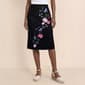 Womens Cece Pull On Long Placed Floral Midi Skirt - image 1