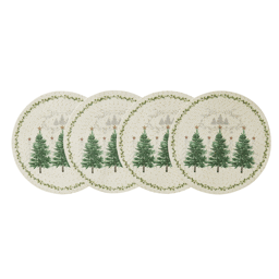 Avanti Avanti Linens Trees Round Placemats - Set of 4