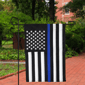 Northlight Law Enforcement Blue Line Patriotic Garden Flag - image 1