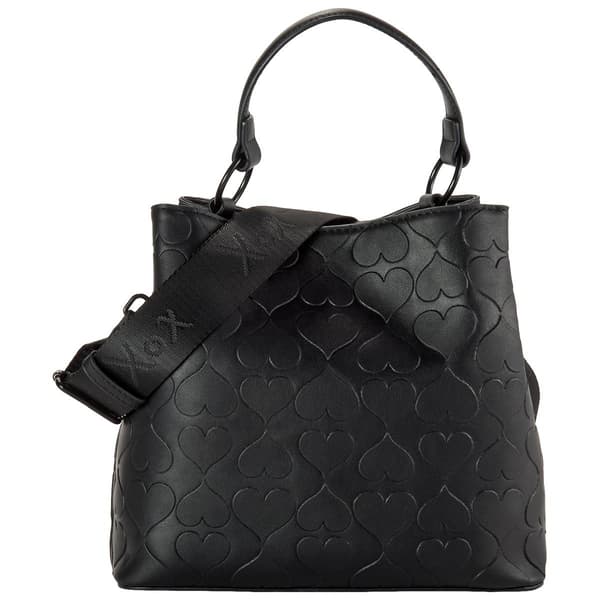 Betsey Johnson Heart Bucket Bag