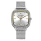 Womens Jessica Simpson Silver-Tone Square Watch - JS0079SL - image 1