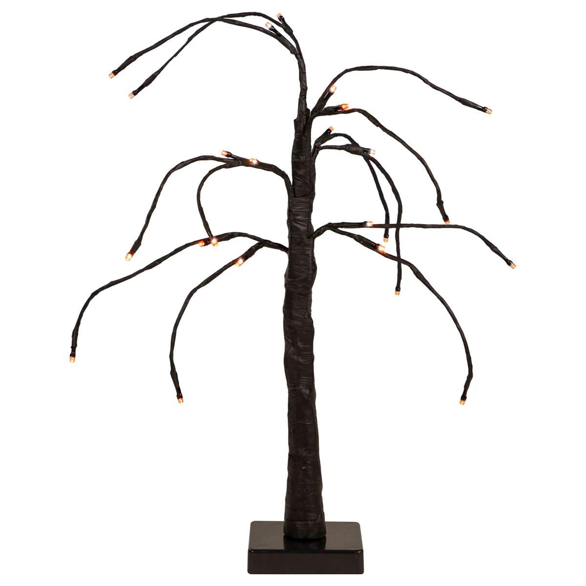 Northlight Seasonal 24in. Orange Lighted Halloween Twig Tree