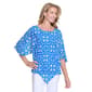 Womens Multiples Floral Overlay Poncho with Tank Top - image 1