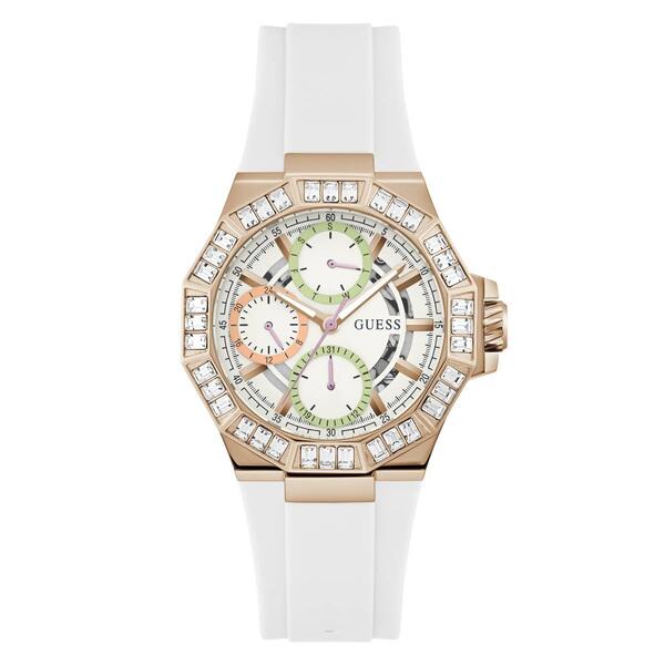 Womens Guess Watches&#40;R&#41; White Multi-function Watch-GW0695L3 - image 