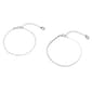 Steve Madden Delicate Silver-Tone Chain Duo Anklet Set - image 2