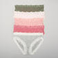 Womens Laura Ashley(R) 5pk. Ribbed Bikini Lace Panties LS6625-5PKC - image 1