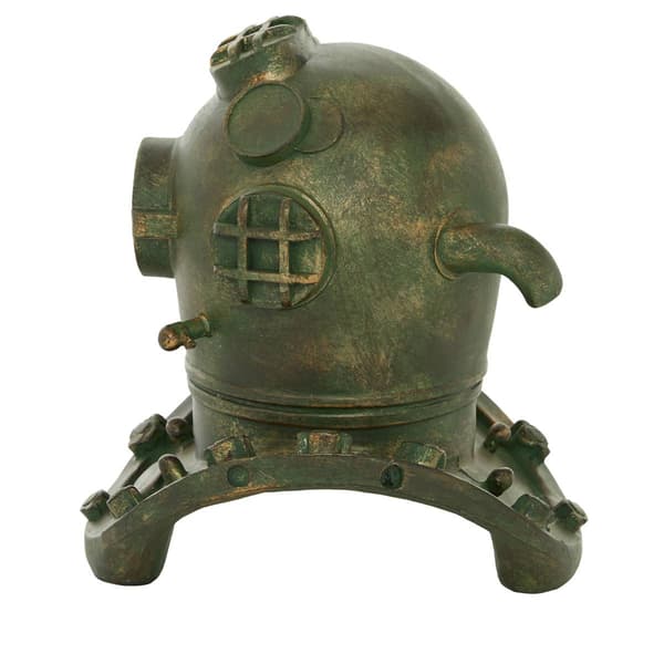 9th & Pike® Antique Bronze Polystone Diving Helmet