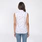Petite Emily Daniels Firework & Flag Zip Front Blouse - image 2
