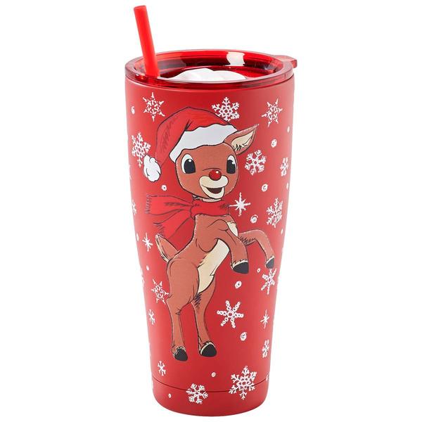 R Squared Rudolph Snowflakes Tumbler - image 
