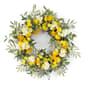 Melrose 28in. Lemon Floral Wreath - image 1