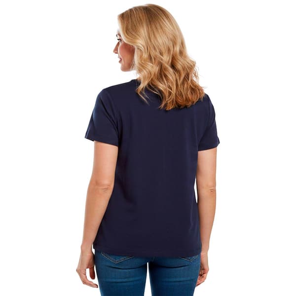 Petite Bonnie Evans Short Sleeve Rhinestone Stars Tee