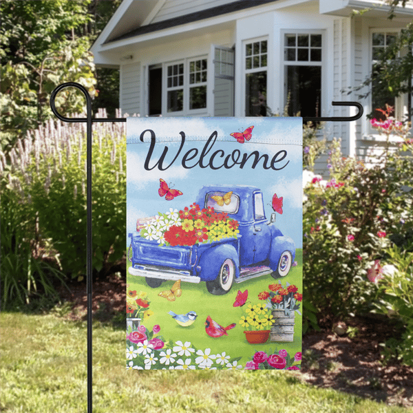 Northlight 36.5in. Metal Garden Flagpole