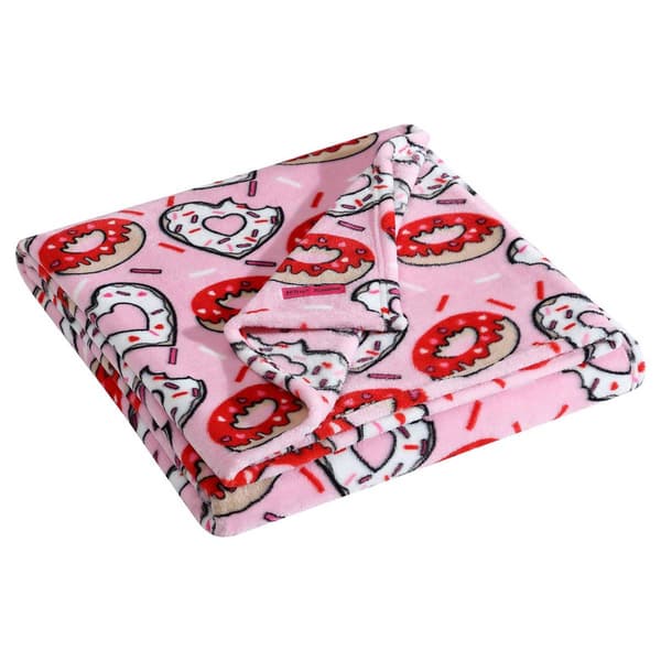 Betsey Johnson Donut Hearts Throw