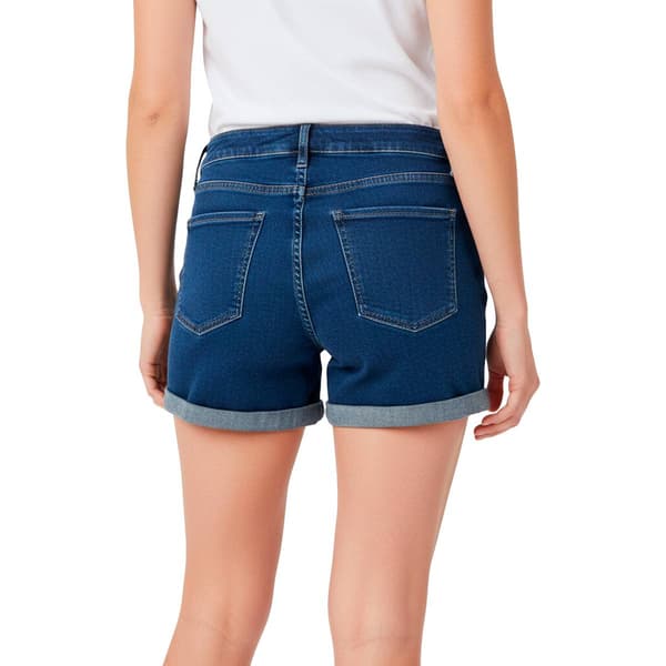 Womens Royalty Premium Stretch Essential Cuff Denim Shorts