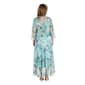 Plus Size R&amp;M Richards Metallic Clip Dot Chiffon Jacket Dress - image 2