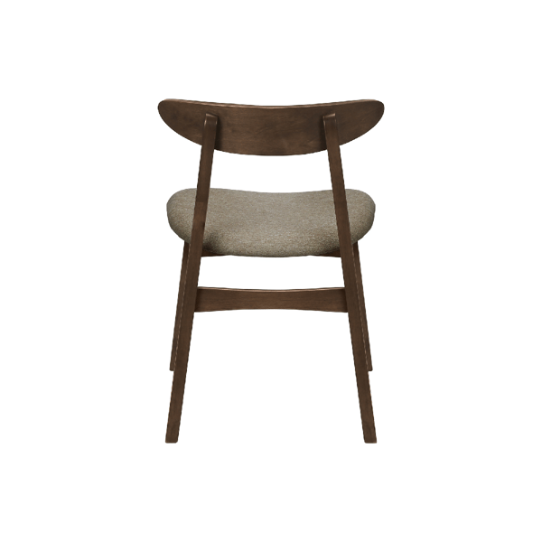 Monarch Specialties Mid Century Dark Walnut Dining Chair-Set Of 2