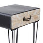 9th & Pike® Black Metal and Wood Modern Accent Table - image 6