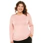 Juniors Plus Aveto Essential Long Sleeve Crew Neck Tee - image 1