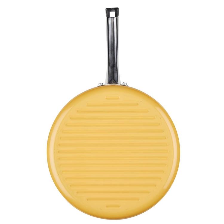 Farberware Style 11.25in. Nonstick Cookware Deep Round Grill Pan